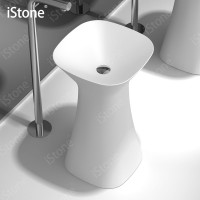 Solid Surface composite stone freestanding luxury basin WD38533