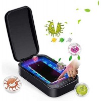 Multifunctional Portable UV Cell Phone Sanitizer With Wireless Charging, UVC LED Light Sterilizer Box UV Disinfection