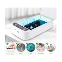 Portable phone sterilization box uv light cell phone sterilizer with mobile phone charger