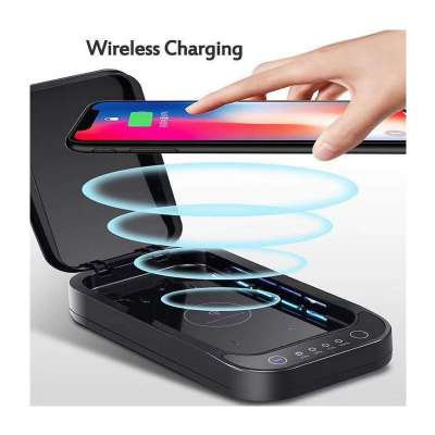 2020 Hot selling portable uv light disinfection cleaner cell phone sterilizer with mobile phone charger