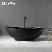 Different design limestone composite freestanding bath, indoor artificial stone LUXURY bathtub